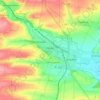 Clingen topographic map, elevation, terrain