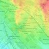 18th district topographic map, elevation, terrain