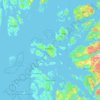 Stavanger topographic map, elevation, terrain