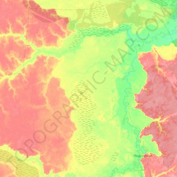 Чаинское сельское поселение topographic map, elevation, terrain