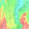 Kronstorf topographic map, elevation, terrain