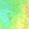 Iecavas pagasts topographic map, elevation, terrain