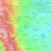 Oberdorla topographic map, elevation, terrain