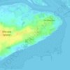 East Mersea topographic map, elevation, terrain