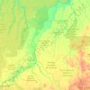 Humaitá topographic map, elevation, terrain