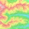Groscavallo topographic map, elevation, terrain