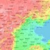 河北省 topographic map, elevation, terrain
