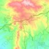 Amendoeira topographic map, elevation, terrain
