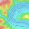 Filsen topographic map, elevation, terrain