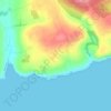 Rochestown topographic map, elevation, terrain