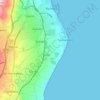 Riposto topographic map, elevation, terrain