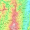 Caldas topographic map, elevation, terrain