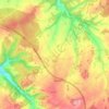 Nitry topographic map, elevation, terrain