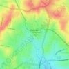 宾士镇 topographic map, elevation, terrain