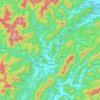 马金镇 topographic map, elevation, terrain