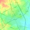 Beeville topographic map, elevation, terrain