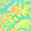 Novo Porto Canoa topographic map, elevation, terrain