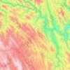 Municipio Poroma topographic map, elevation, terrain