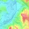 Gensungen topographic map, elevation, terrain