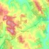 Bakers Hill topographic map, elevation, terrain