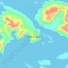 Isla Celery topographic map, elevation, terrain