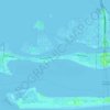 Oak Beach topographic map, elevation, terrain