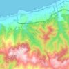 Sidi Ghiles topographic map, elevation, terrain