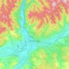 Улан-Удэ topographic map, elevation, terrain