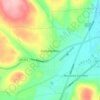 Cortland West topographic map, elevation, terrain