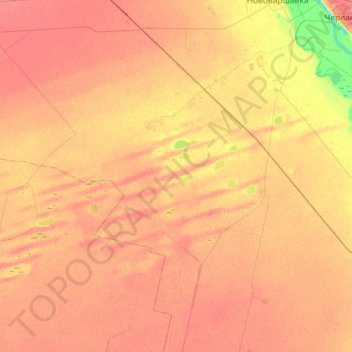 Победовское сельское поселение topographic map, elevation, terrain