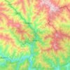 木皮藏族乡 topographic map, elevation, terrain