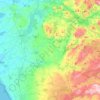 Time topographic map, elevation, terrain