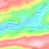 Girardville topographic map, elevation, terrain