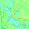 Козяны topographic map, elevation, terrain