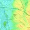 Boulogne Sur Mer topographic map, elevation, terrain