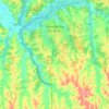 Fazenda Rio Grande topographic map, elevation, terrain