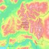 Parque Nacional Patagonia topographic map, elevation, terrain