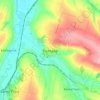 Soledar topographic map, elevation, terrain
