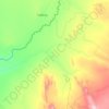 Joe Morolong Local Municipality topographic map, elevation, terrain