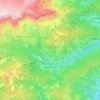 Mühlbach am Hochkönig topographic map, elevation, terrain