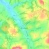 Brušperk topographic map, elevation, terrain