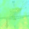 Haviland topographic map, elevation, terrain