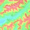 Saint-Cyprien topographic map, elevation, terrain