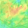 Eving topographic map, elevation, terrain