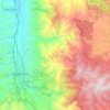Spezzano della Sila topographic map, elevation, terrain