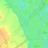 Municipio de Puerto Gaboto topographic map, elevation, terrain