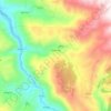 Burinec topographic map, elevation, terrain