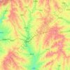 安泽县 topographic map, elevation, terrain