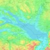 Lake Constance topographic map, elevation, terrain