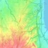 Almanza Dos topographic map, elevation, terrain